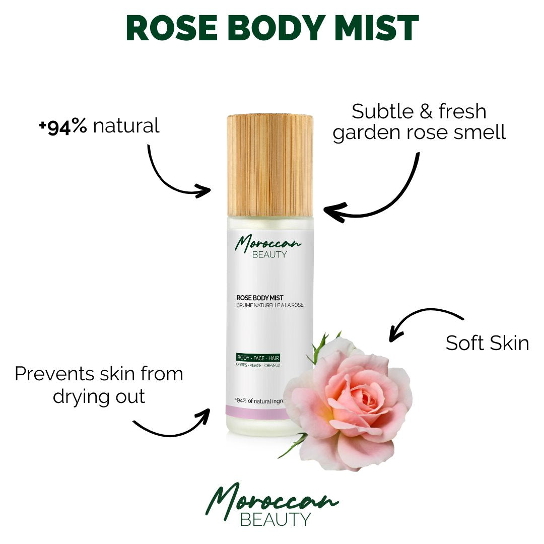 ROSE BODY MIST - MOROCCAN BEAUTY™